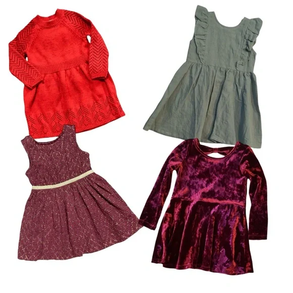 Suggested bundle of four 2T dresses - Picture 1 of 1